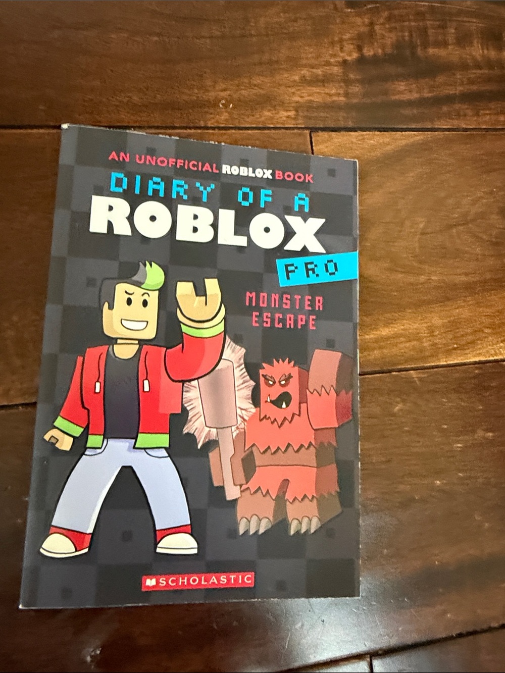 Scholastic Roblox Adventure Book — Red Jacket, Brown Monster